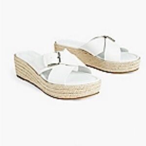 Dream Cloud Buckle Espadrille Wedge Sandal